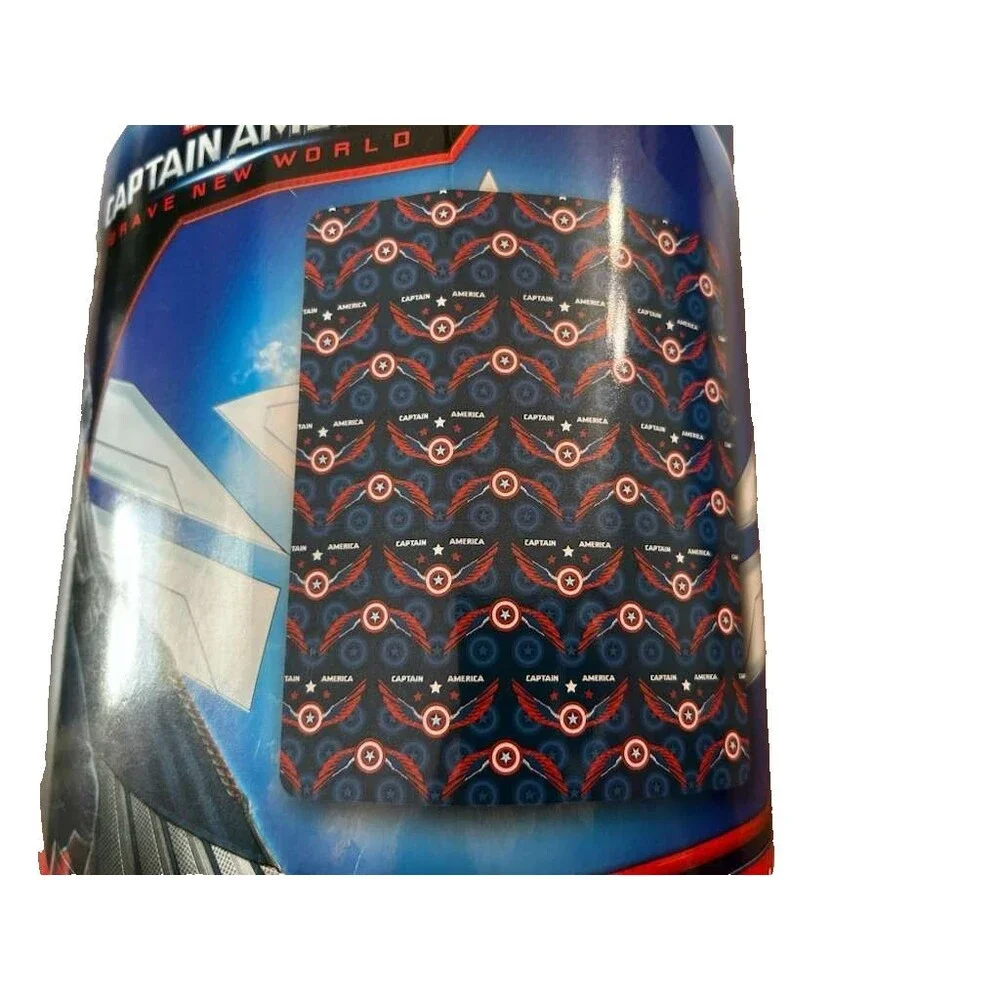 New Marvel Captain America Cloud Throw Blanket Blue Red 50x60